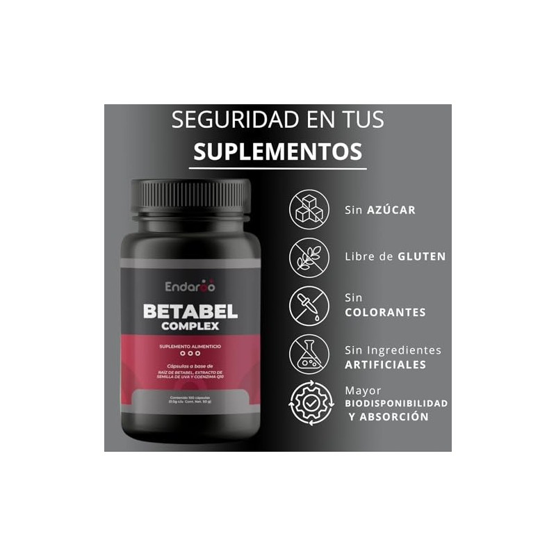 Betabel Complex | Beet Root Capsules | Naturales y Sin