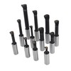 TINVHY 12-Pack Set 3 Boring Head R8 Shank 3/4 Carbide