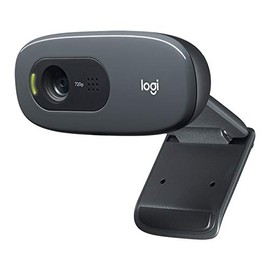 Cámara web 720P, cámara web C270 con micrófono HD integrado, cámara web USB de 1280 x 720p, videollamadas y grabación de visualización ancha