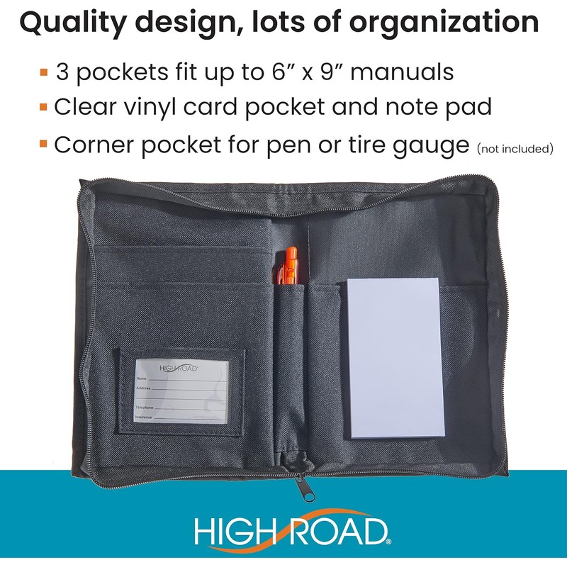 High Road - Organizador de la guantera y Caja de