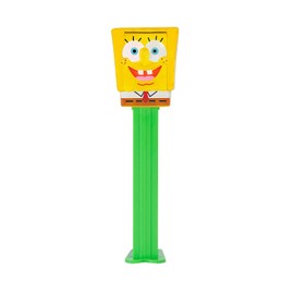 PEZ SpongeBob Squarepants Crystal Candy Dispenser - Spongebob Squarepants Pez Dispenser with 2 Candy Refills