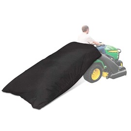 PenRux Lawn Tractor Leaf Bag, 96.1 x 55.9 Inches, Weatherproof 210D Oxford Fabric, Leaf Collector Tool, Robust, Reusable Lawn Mower Grass Catcher Bag for All Lawn Mower Tractors