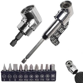 Right Angle Drill Attachment,Corner Tool Screw Hub,Drill bit extensionCorner,Right Angle Drill Attachment,Right Angle Screwdriver,Suitable for screwdrivers and drills