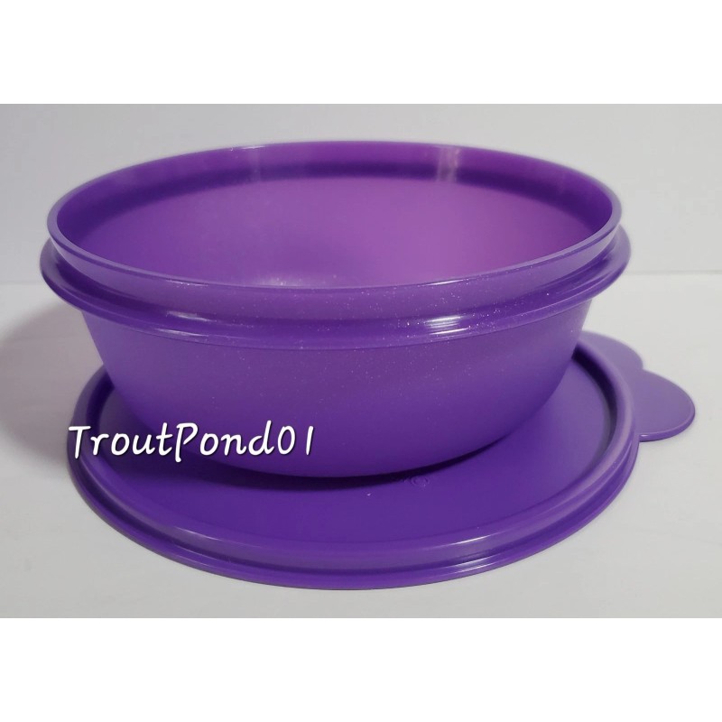 Tupperware Cereal Bowls Modular Nesting Bowl Purple and Pink 2.5