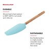 KitchenAid Universal Bamboo Handle Mixer Spatula, One size, Aqua Sky