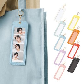 TradeWorks 4 Cut Photo Key Holder | Holder Key Holder, Pushing Activity, Pressing Goods, Pestering Color, Character, Idol, Purikura, Photo Case, Clear Photo Case, Photo Holder, Tag, Original, Custom,