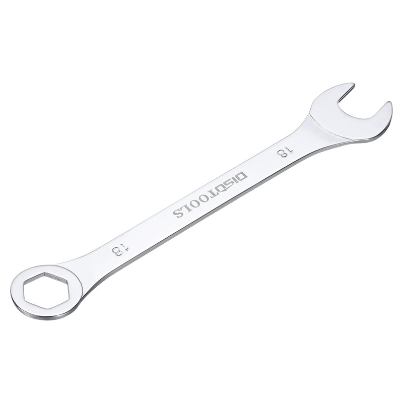 sourcing map Thin Combination Wrench Metric 18mm 6-Point Ended Box
