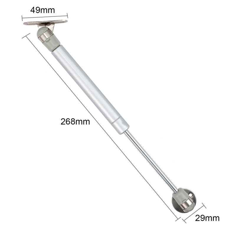 4Pcs Cabinet Door Hinges Lift Up Spring Flap Gas Strut