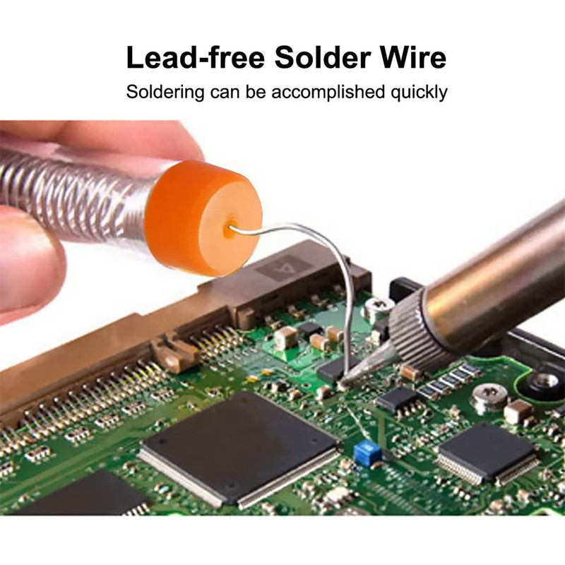 2Pcs Solder Wire,1mm Diameter Rosin Core Solder for Electronic Electrical