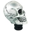 Abfer Silver Stick Shifter Car Gear Shift Knob Skull Shifting