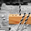 Yuentoen 8 PCS Brad-Point Drill Bits- 3-10mm Spiral Twist Wood