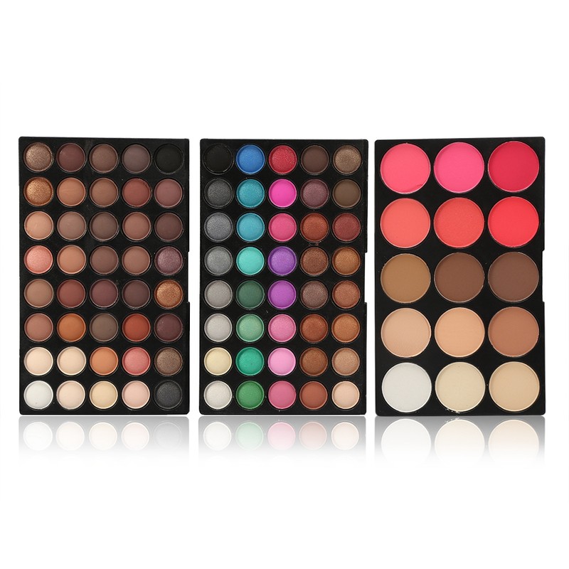 Professional 80Colors Eyeshadow + 15Colors Blusher & Concealer Contour Eye