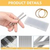 3-1/4" 82mm TCT Carbide Planer Blades (10-Pack+2 Replacement Belts) -