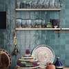 4x4 Zellige Ceramic Tile Eurasian Teal Wall Tile (45)