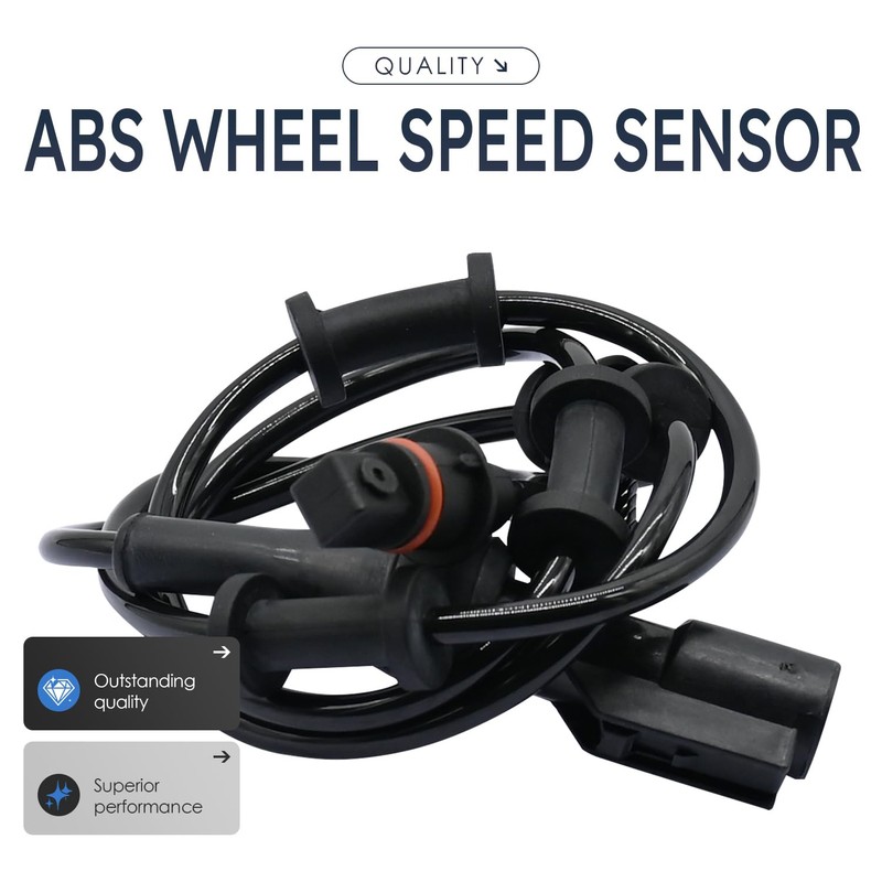 2Pcs Front Left and Right Abs Wheel Speed Sensor