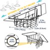 NiHome Extendable Arm Stainless Steel Kitchen Sink Corner Caddy, Easy