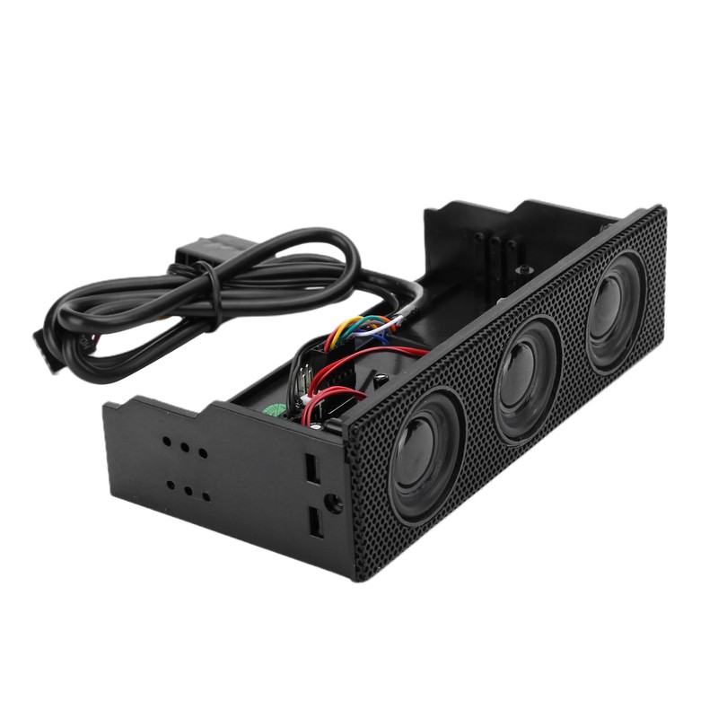 PC Front Panel Speaker Stereo Surround Computer Case Builtin Mic