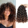 Herkeymidy GoGo Curl Crochet Hair 14 Inch 8 Packs Pre