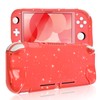 DLseego Case Compatible with Switch Lite,Crystal Glitter Transparent Protective Case