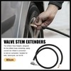 Hihaha 80cm 31" Tire Valve Stem Extension Inflator Extender Hose