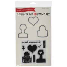 Echo Park Paper Company CA Die/Stamp Combo Mem, Multicolour