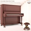 Piano Caster Cups Black Walnut Wood Caster Cups Coasters for