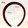 Herbeluemily Women's Headband Hair Band, Hair Accessories, Formal Velour, Wide,