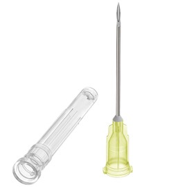 100PCS 20Ga 1Inch Syringe Needles with Cap, Lab Dispensing Accessories, Individually Sealed Packaged