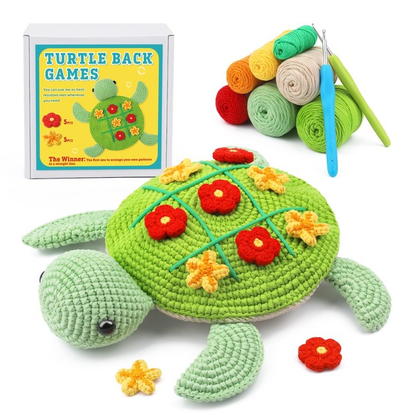 ENCHOL Crochet Kit for Beginners, Crochet Animal Kits, Knitting Supplies