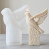 Bird Candle Mold Dove of Peace Pillar Candle Silicone Molds