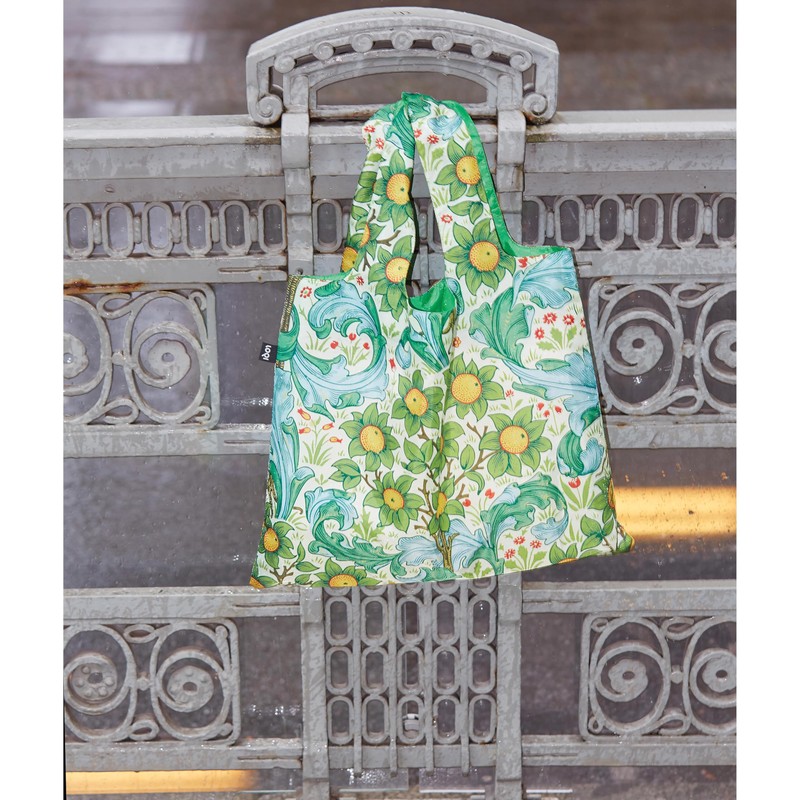 LOQI William Morris Orchad Bag, Multi-Colour, Small, Contemporary, Colourful, Contemporary