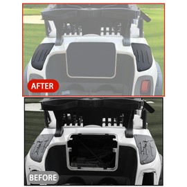 LUXEMOTO Golf Cart Scuff Guard for EZGO RXV 2008-2015, 2PCS Plastic Pads Rear Driver & Passenger Side Guard Panels for EZGO RXV 2008-2015 Golf Cart Accessories,Replace #601864#604865#601865