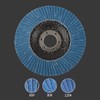 AIMALL 10 PCS Flap Disc Set, Zirconia Abrasive Grinding Wheels