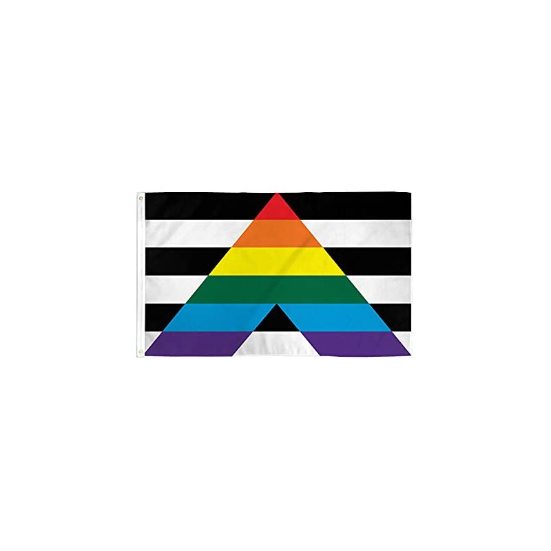 Gay Straight Alliance Flag 3' x 5' grommets
