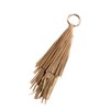 Rigral Women's Bag Charm Tassel, Braun