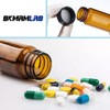 BKMAMLAB 10ml Amber Small Glass Vials 50pcs with Screw Caps(50pcs)