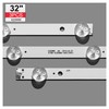 KAAVGVUHK 3pcs 32 Inch LED TV Backlight Strips 4708-K320WD-A4213K01 K32WD
