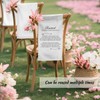 Reserved Memorial Wedding Chair Sign, Save a Seat with Love