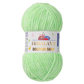 Himalaya Dolphin 2 Paquetes/Madejas Estambre Súper Grueso para Manta, 100 Gr/3.5 Oz, 120 Mt/132 Yd, Mezcla de Poliéster, Estambre para Bebé 80350
