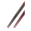 111 Husband and Wife Chopsticks Hexagonal Moon Flash, Black, Red,