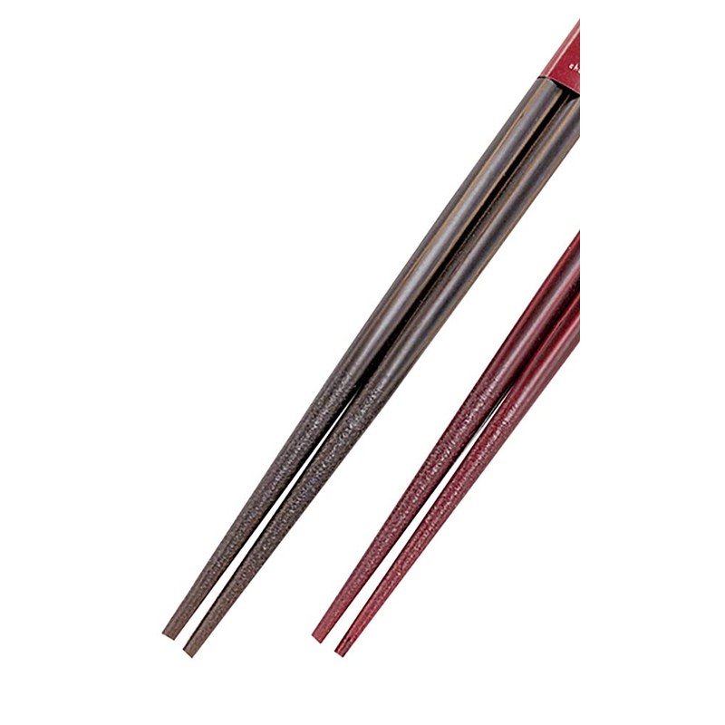 111 Husband and Wife Chopsticks Hexagonal Moon Flash, Black, Red,