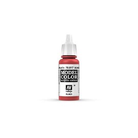Vallejo Model Color 70.817 Scarlet Red - Scarlet 17 ml Acrylic Paint