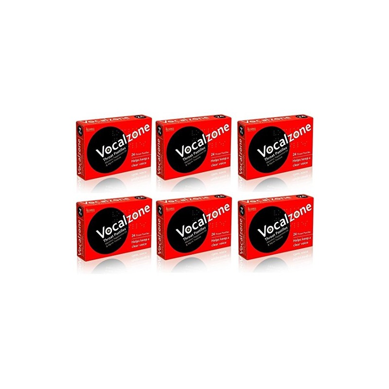 Vocalzone 24 pastilles x 6 Packs by Vocalzones