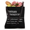 Funny Human Resources Definition Tote Bag