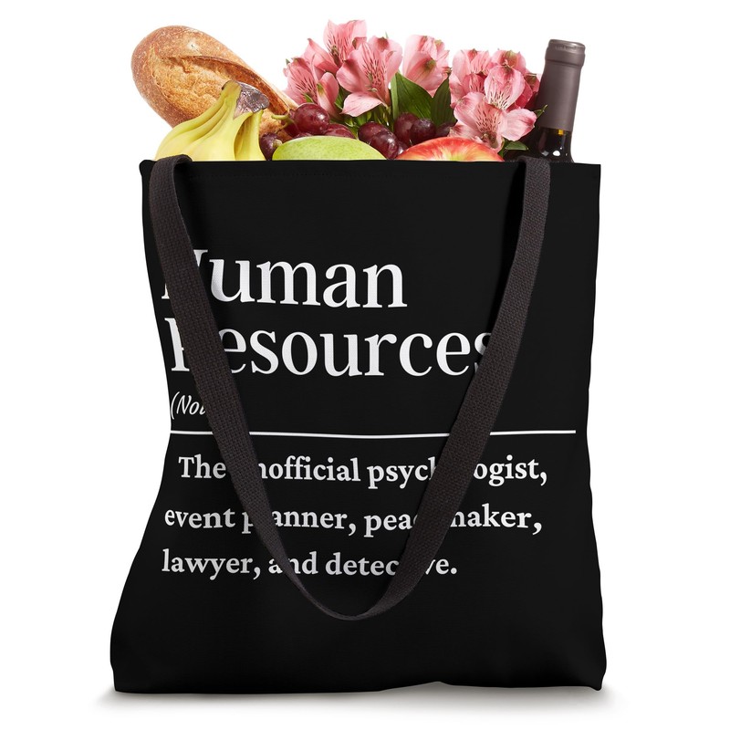 Funny Human Resources Definition Tote Bag