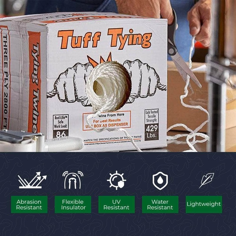 SGT KNOTS Tuff Tying Twine - Polypropylene, UV, Moisture and