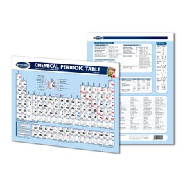 Chemical Periodic Table of Elements Chart - 8.5" x 11" Laminated Chart- Chemistry Quick Reference Guide by Permacharts
