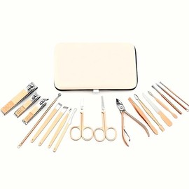 Nail clippers nail care set ur354 nail care toenail clippers beauty tools trimmer nail file nail care set 18 types / 손톱깎이 네일케어 세트 ur354 손톱 관리 발톱깎이 미용 도구 손질 기 네일파일 네일 관리세트 18종