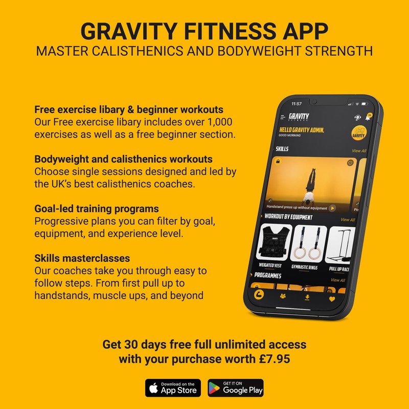 Gravity Fitness Advanced Dip Belt 4 in 1 Heavy Duty