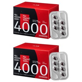 CheongKwanJang Genuine Max Vitamin D 4000IU 40.8g, 120 tablets, 2 units / 정관장 정품 맥스 비타민D 4000IU 40.8g, 120정, 2개